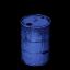 Blue Metal Barrel