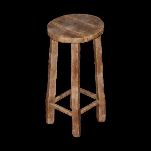 Wooden Bar Stool